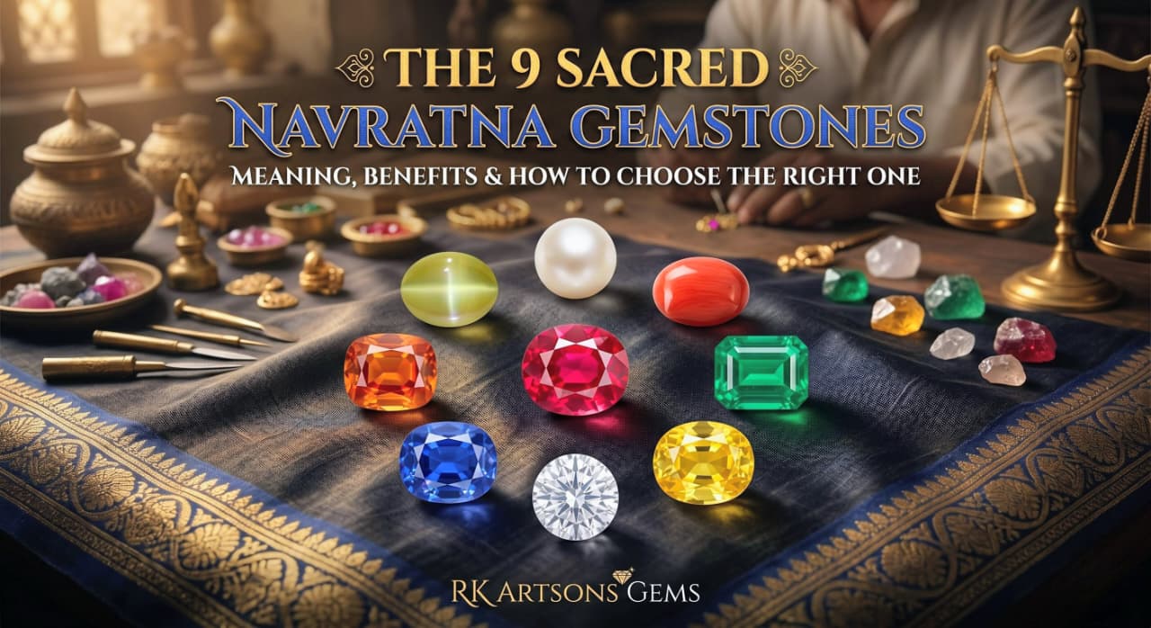 The 9 Sacred Navratna Gemstones: Meaning, Benefits & How to Choose the Right One